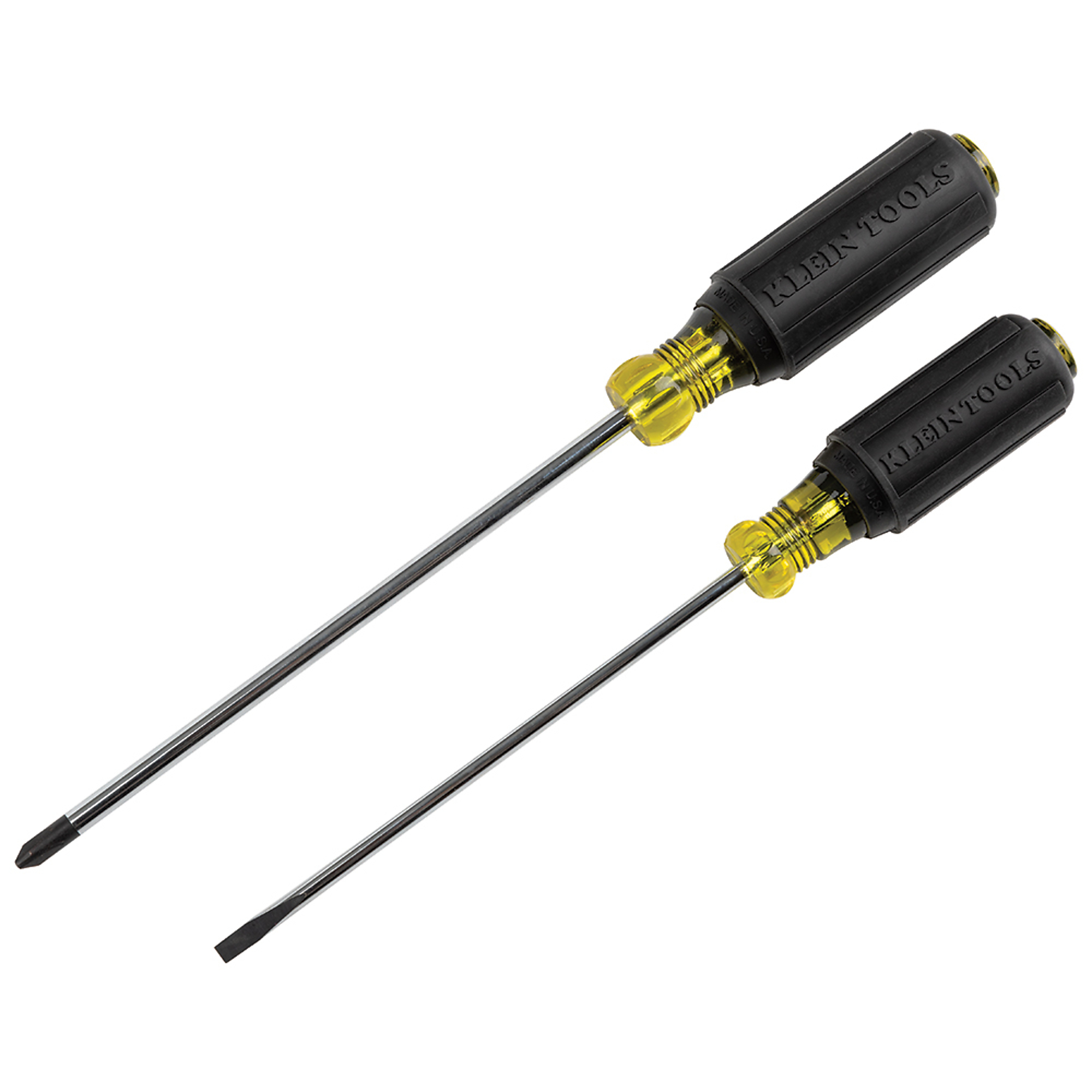 Klein Tools, Screwdriver Set, 3/16 Cabinet and #2 Phillips, Cus, Drive Type Combination, Model# 85742